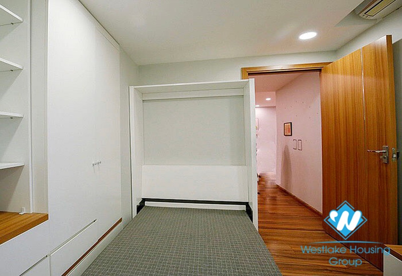 High floor fully furnished three bedroom apartment for rent in ciputra